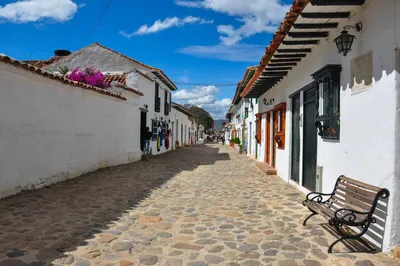 Gassen von Villa de Leyva, Kolumbien, Von den Anden in die Karibik, Reise