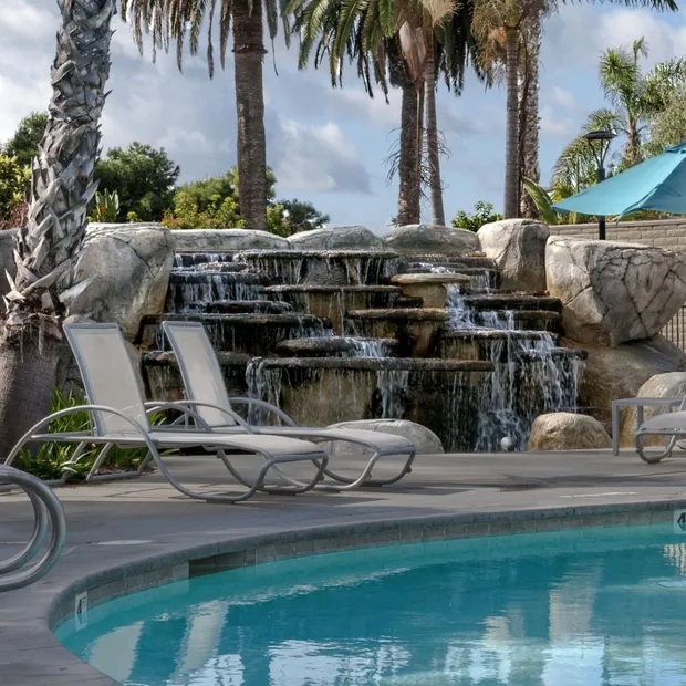 Waterfall Pool, Paradise Point Resort, Hotel San Diego, USA Rundreise