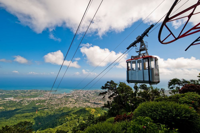 Seilbahn in Cabarete, Dominikanische Republik Reise