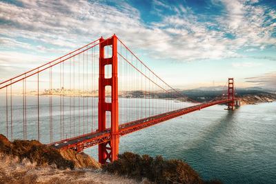 Golden Gate Bridge, San Francisco, USA Mietwagenreise Kalifornien 