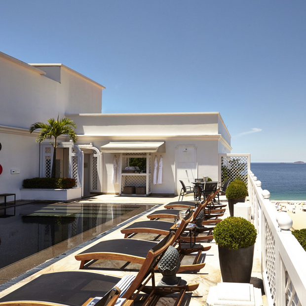Luxusreise Brasilien, Aussichtsplattform, Belmond Copacabana Palace, Rio de Janeiro, Brasilien