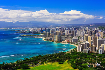 Honolulu, Wakiki Beach, Oahu, Hawaii Luxusreise, Inselhopping, USA Reise