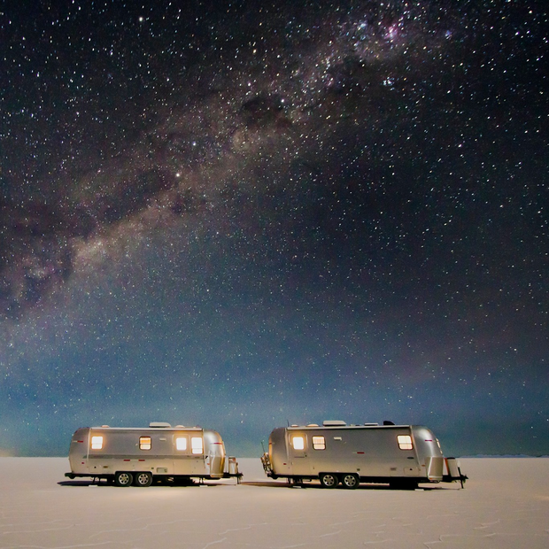 Bolivien Individualreise, Astronomie, Sterne, Traumurlaub, Deluxe Airstream Camper
