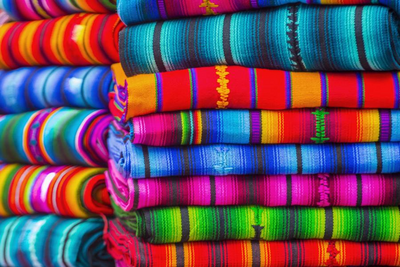 Marktbesuch, Stoffe, Guatemala Rundreise