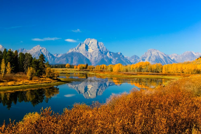 Grand Teton Nationalpark, Wyoming, USA Mietwagenreise, Rocky Mountains