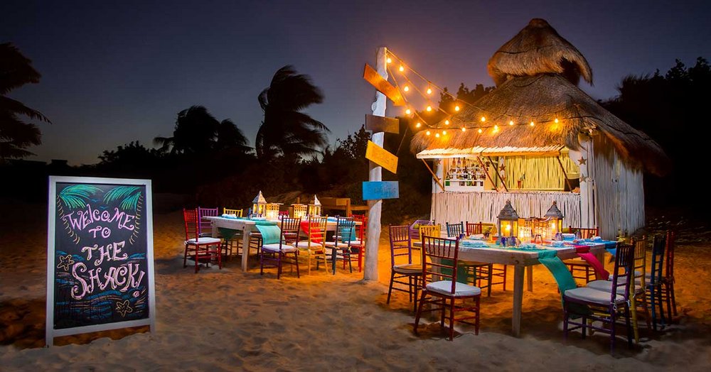 Strandbar, Banyan Tree Mayakoba Resorts, Playa del Carmen, Mexiko Luxusreise