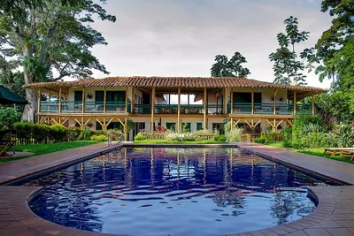 Pool Hacienda Bambusa, Kolumbien Rundreise