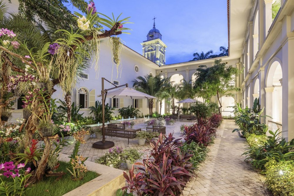 Innenhof, Hotel del Parque, Guayaquil, Ecuador Rundreise