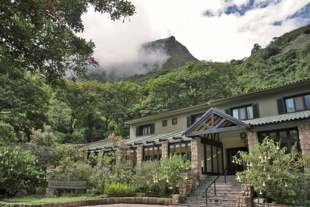 Wellnessreise Peru, Naturreise Peru, Außenansicht, Hotel Belmond Sanctuary Lodge, Machu Picchu