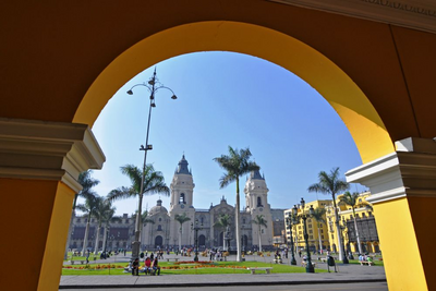 San Martin Platz, Lima, Peru Luxusreise