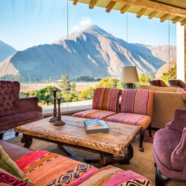 Lobby, Hotel Inkaterra Hacienda Urubamba, Heiliges Tal, Peru Rundreise