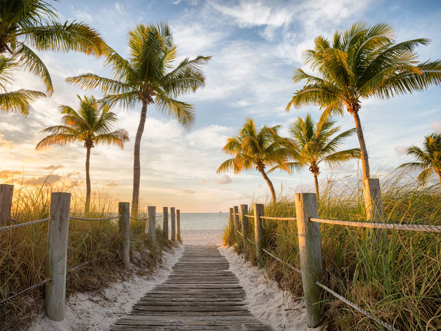 Strand, Key West, Florida Mietwagenreise, USA