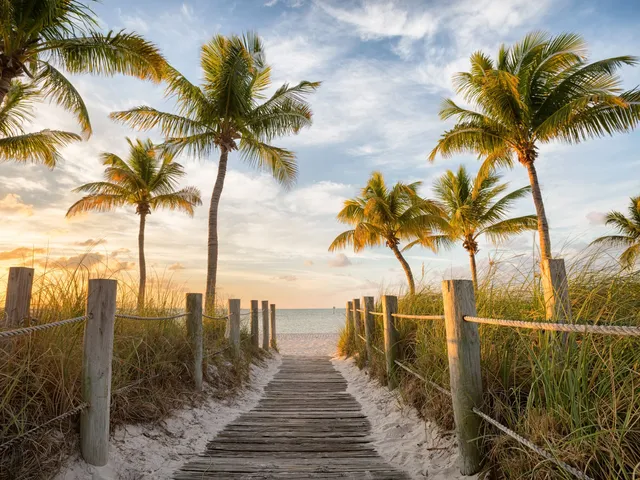 Strand, Key West, Florida Mietwagenreise, USA