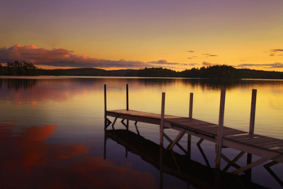 Sonnenuntergang, Maine, New England, USA Reise