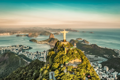 Christusstatue in Rio de Janeiro, Brasilien Rundreise